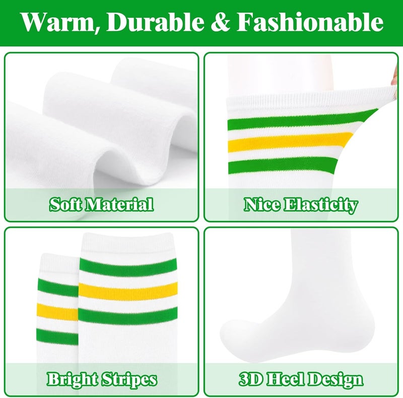 Sarfel Knee High Socks for Women Knee Socks Tube Socks Womens Athletic Socks Cotton Tall Socks Long Socks Knee High Stockings - Image 3